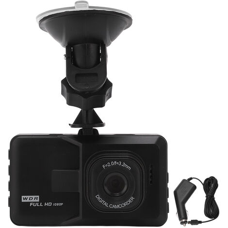 Jeffergarden Caméra de tableau de bord de voiture LCD 3 pouces Cam détection de mouvement 120 ° grand Angle USB charge HD DVR enregistreur vidéo pour Auto (1/5)
