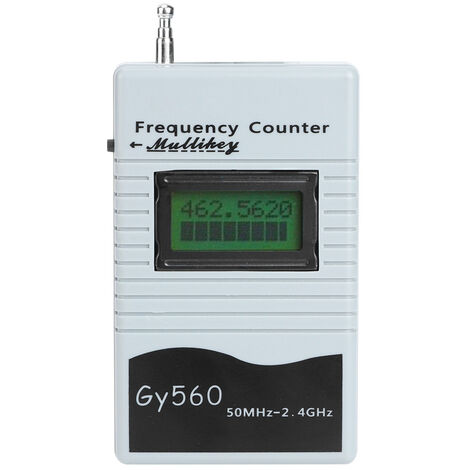 Jeffergarden GY560 50Mhz à 2.4Ghz compteur de fréquence Portable outil de mesure de fréquence radio bidirectionnelle pour bateau de voiture (1/5)