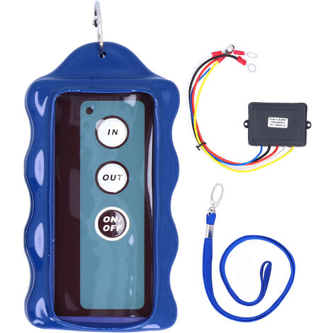 Jeffergarden Kit de télécommande de treuil sans fil interrupteur électrique universel pour Jeeps ATV SUV camion 12V 434MHz (1/5)