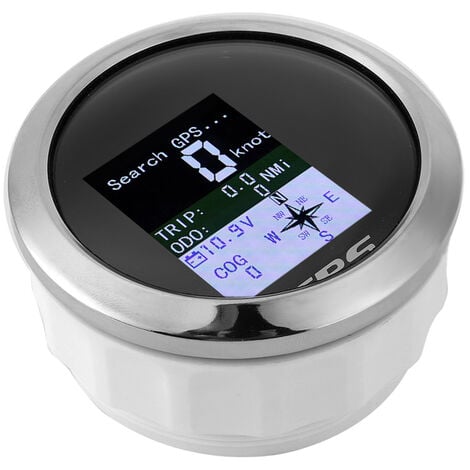 Jeffergarden Compteur de vitesse GPS 85 mm avec clignotant 0200