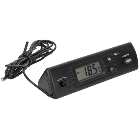 Noir - Mini horloge de tableau de bord pour voiture, 1 pièce, support Auto  adhésif Durable, horloge numérique électronique pour voiture