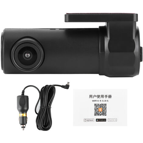 Jeffergarden 1080P WiFi voiture DVR caméscope 170 ° FHD objectif Dash Cam enregistreur vidéo caméra de conduite APP enregistrement en boucle (1/5)