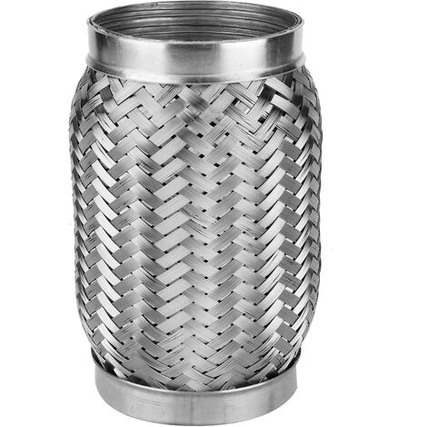 DILWE-Tuyau D'échappement Universel Soufflet En Acier Inoxydable