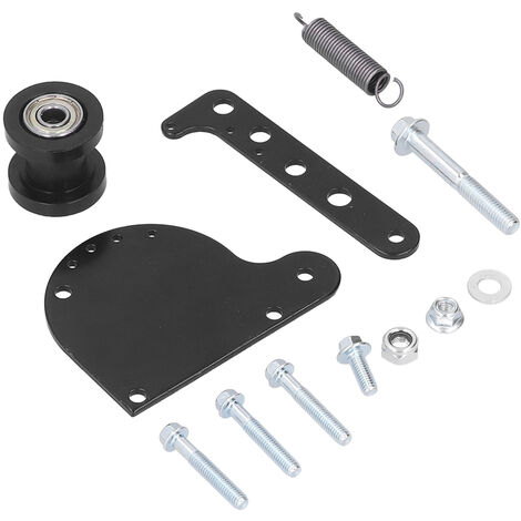 Jeffergarden Kit de Tendeur de Chaîne de Vélo Motorisé, 13 Pièces/Kit Kit de Tendeur de Chaîne à Ressort Noir pour Moteur de Vélo Motorisé à 2 Temps Adapté pour Le Vélo Motorisé à Moteur 49cc 66cc 80c (1/5)