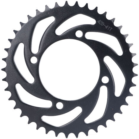 Jeffergarden Pignon de Chaîne Arrière, 41T Le Noir Métal Pignon Arrière pour Chaîne 428 pour 110cc 125cc 140cc Pit Pro Pit Bike Trail Bike Dirt Bike (1/5)