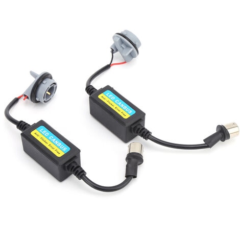 1 Paire de Décodeur LED, Décodeur de Phare LED de Voiture Radio Audio  Anti-interférence Filtre Annuleur D'erreur pour H7