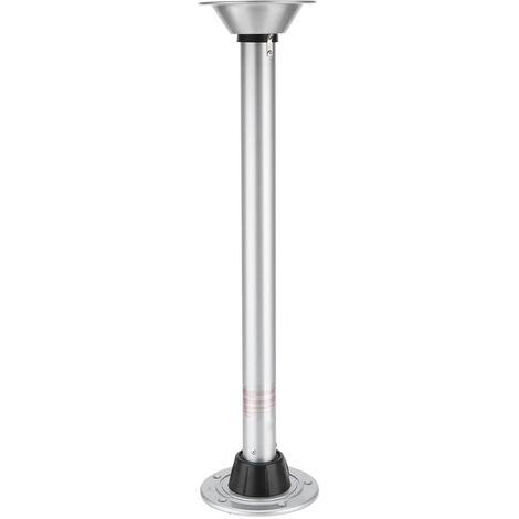 Jeffergarden Pied de table pivotant amovible 27,6 pouces Support de support réglable en hauteur pour yacht de camping-car RV (1/5)