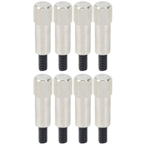 Jeffergarden Boulons de Couvercle de Soupape SBC Couvre Gros Goujons de Bloc 5.0 StrokerPoignée de Porte Intérieure, 8 Pièces en Acier Inoxydable pour Moteur SBC 283 302 305 307 327 350 383 400 (1/5)