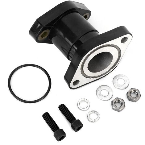 Jeffergarden Botte de carburateur, botte de collecteur d'admission de carburateur en caoutchouc adaptateur Durable de collecteur d'admission de carburateur pour Big Bear 350 1987-1998 3HN-13586-01-00 (1/5)