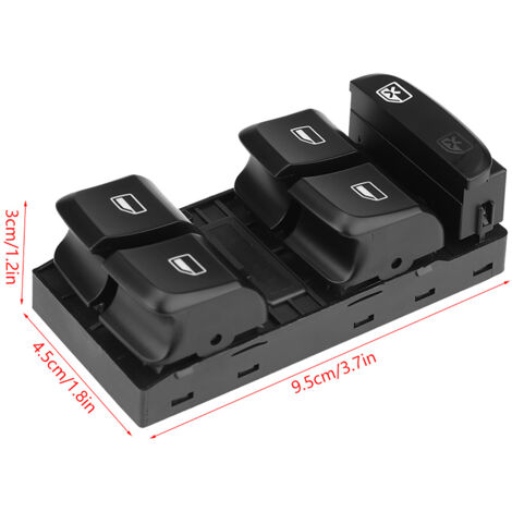 GARRYFIZH 8kd 959 851, Interrupteur de lève-vitre électrique haute sensibilité, pièce de rechange standard d'origine pour Audi A4 S4 B8 2007-2011 (1/5)