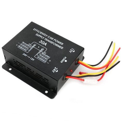 Convertisseur D'Alimentation Voiture BuyWeek - Entrée 12V/24V/36V/48V Vers Sortie 5V Micro USB - Abaisseur De Tension Étanche