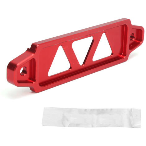 Jeffergarden Support d'arrimage de batterie de voiture remplacement de renfort en alliage d'aluminium rouge pour Honda Civic EG (1/5)