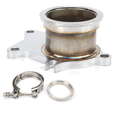 Jeffergarden Voiture 5 boulons à V bande Turbo bride adaptateur ensemble remplacement d'entretien pour T3 T3/T4 T3/T04E GT35