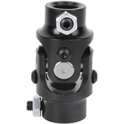 Jeffergarden Joint en U d'arbre de direction 35 °, joint en U d'arbre de direction 3/4-36 Spline X 3/4in DD pour rectifieuses Niveleurs adaptés pour Mustang(Noir) (1/5)
