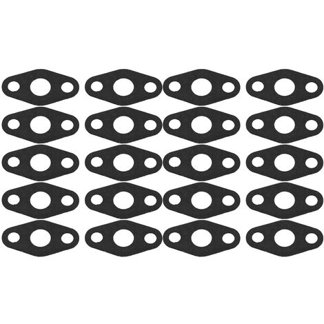 Jeffergarden 20 pièces Turbo joint de vidange d'huile turbocompresseur retour d'huile bride d'alimentation jeu de joints pour T3 T4 turbocharge joint papier (1/5)