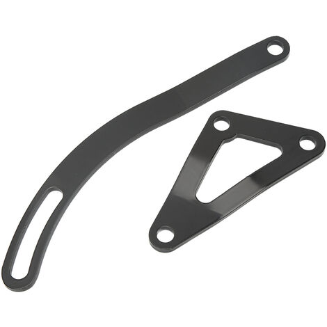 Jeffergarden Remplacement en acier noir de support d'alternateur de pompe à eau pour moteur CHRYSLER 318 340 360 (1/5)
