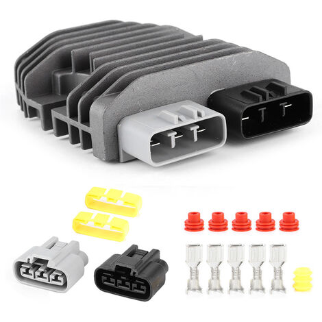 Jeffergarden Mosfet redresseur tension moto régulateur redresseur 5JW-81960-00 remplacement adapté pour FZ8 Fazer 800 (1/5)