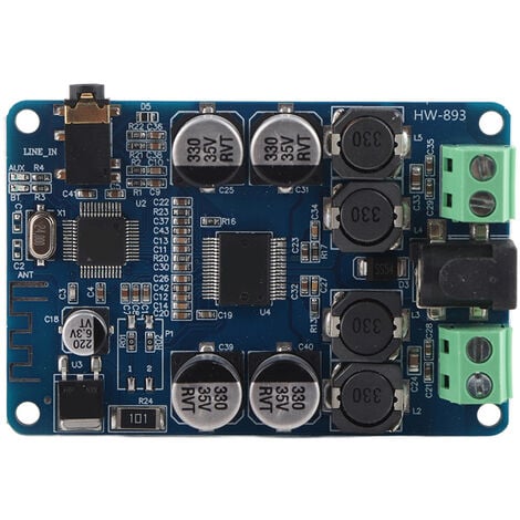 TDA7492P 50W 2 Module de carte d'amplificateur de récepteur audio Bluetooth  sans fil double canal