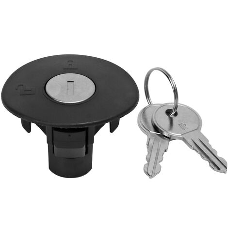 Jeffergarden Bouchon de Verrouillage du Réservoir de Carburant à Gaz Bouchon de Réservoir de Carburant à Gaz Verrouillage 8U5Z9C268B Bouchon de Protection avec 2 Clés de Remplacement pour Ford (1/5)
