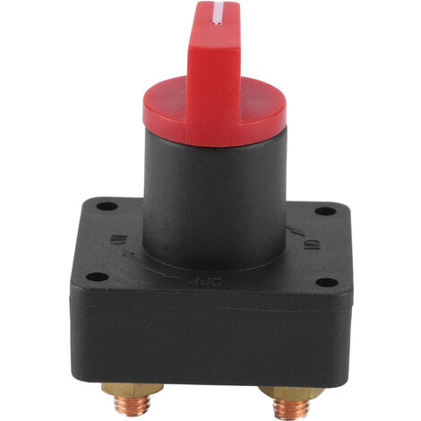 Jeffergarden Commutateur universel d'isolateur de batterie de voiture pour le bateau de moto de voiture 300A 6mm 0.2in (1/5)