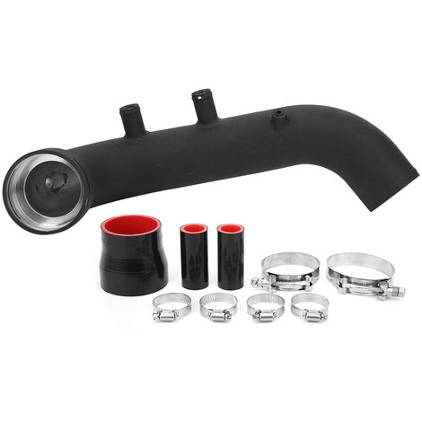 Jeffergarden Kit de refroidissement de tuyau d'admission, Kit de refroidissement de tuyau de turbocompresseur d'admission en aluminium automobile adapté pour 3.0T E82 E90 E92 E93 135i N54 (1/5)