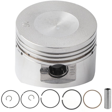Jeffergarden Anneau D'axe de Piston de Moteur de Moto, Kit D'anneaux de Piston D'axe de 52.4mm 13mm Adapté pour Moteur Loncin/BT 110cc 125cc PIT PRO PIT Bike Trail Dirt Bike Thumpstar Quad ATV Go Kart (1/5)