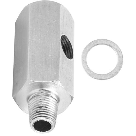 Jeffergarden Té de capteur de pression d'huile 1/8in BSPT à adaptateur NPT raccord en acier inoxydable pour ligne d'alimentation d'alimentation Turbo (1/5)