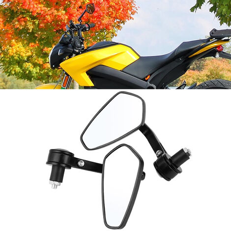 Paire De Rétroviseurs Embouts De Guidon Universels Pour Moto