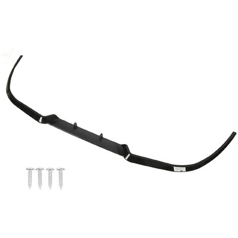 GARRYFIZH Lèvre de pare-chocs avant résistante aux chocs, séparateur 114 cm, remplacement pour Seat Leon, noir brillant