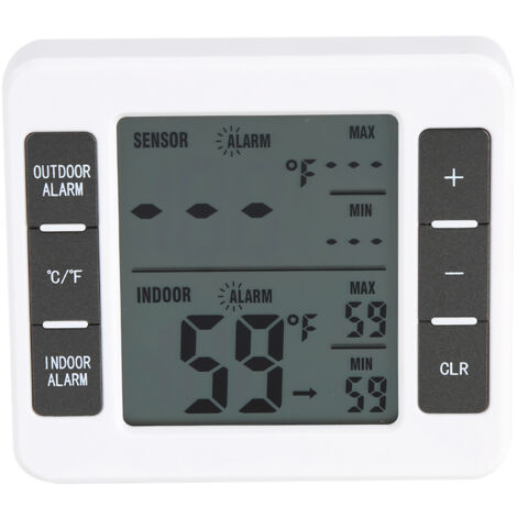 FISHTEC Thermomètre Mini Maxi Numérique et Analogique