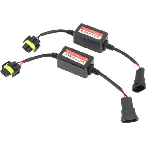 GNXFixt Lot De 2 Adaptateurs Décodeur LED T10 Canbus - Anti-Scintillement Et Anti-Erreur