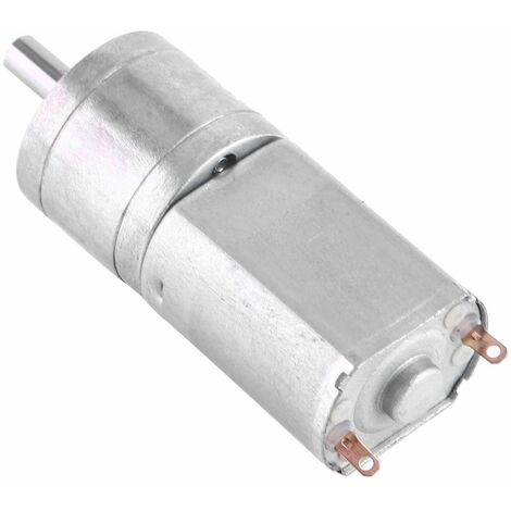 GARRYFIZH Moteur à engrenages à couple élevé 12 V CC, diamètre 20 mm (100 tr/min) (1/5)