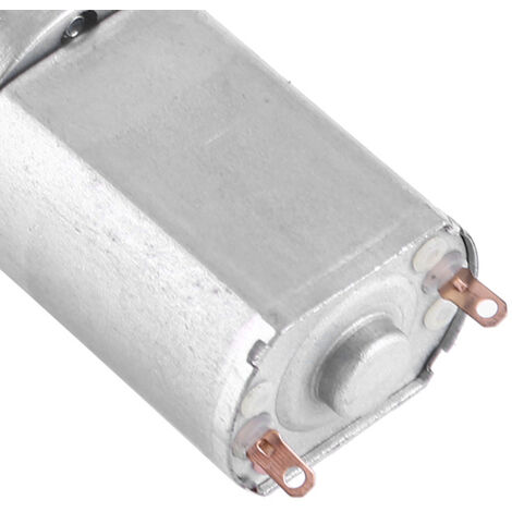 Moteur à Engrenages DC 12V Basse Vitesse - 100 Tr/min, Arbre De 10mm à 2 Plats, Réversible - Modèle PN01007-100