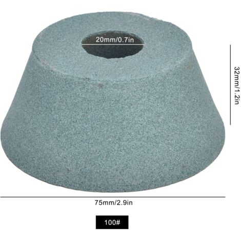 Meule Abrasive Verte 125x16mm Pour Touret - Grain 100 Pour Meulage Précis Acier Et Alliages