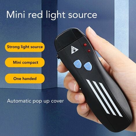 Jeffergarden Localisateur de défauts visuel Mini taille portable testeur de  stylo à lumière rouge localisé précis pour fibre optique 30KM 30MW