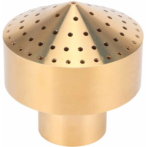 GARRYFIZH Buse de fontaine en laiton à filetage femelle, tête de pulvérisation pour décoration d'architecture paysagère G1 32mm (1/5)