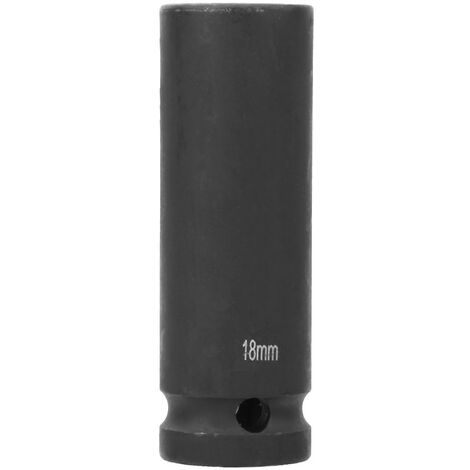 CASOMAN Douille à Choc Peu Profonde 30 Mm - 6 Points CR-MO Phosphate Noir Pour Visseuse à Percussion
