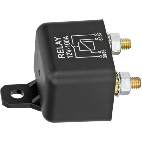 Relais Voiture DcnrInsr - 80A 12V 5 Broches - Normalement Ouvert - Pour Accessoires Haute Puissance