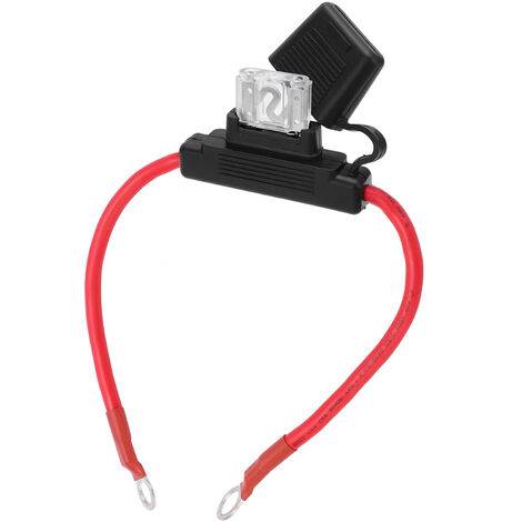 Jeffergarden Porte-fusible en ligne 8AWG avec fusible à lame 80A, Protection des Circuits étanches pour véhicule et bateau 12-24V