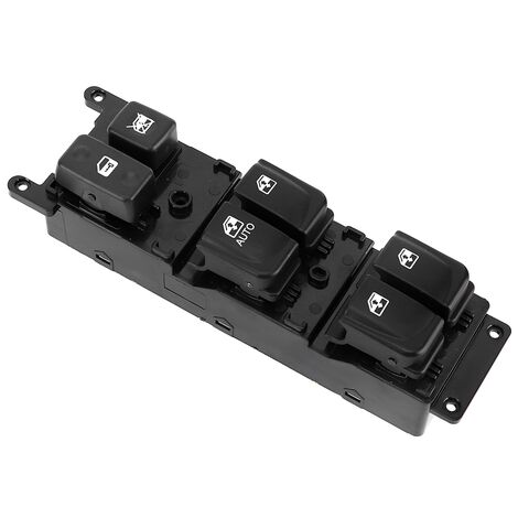 GARRYFIZH Interrupteur de lève-vitre électrique, bouton de régulateur noir intégré, résistant à l'usure, référence 93570-3K01, compatible avec Hyundai Sonata 2005-2007. (1/5)