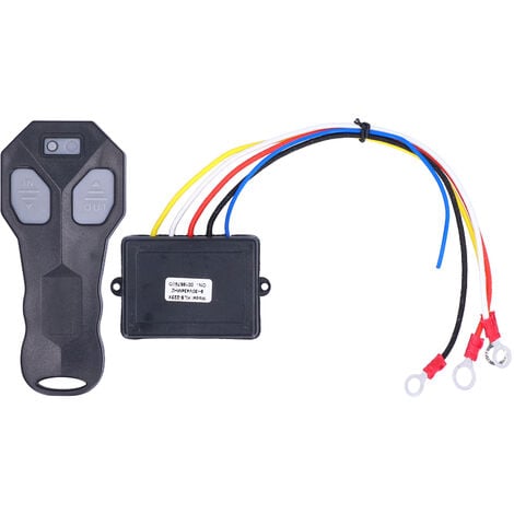 Kit Télécommande Sans Fil Pour Treuil 12V - Compatible 4x4, UTV, Jeep, ATV, Portée 150 Ft, étanche IP67