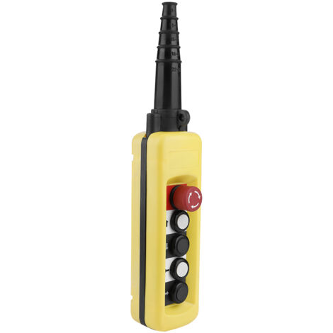 Bouton-poussoir De Commande Pour Palan/grue - 2 Contacts NO, 240V/3A - Boîtier ABS étanche IP65 - Pour Levage, Hayon