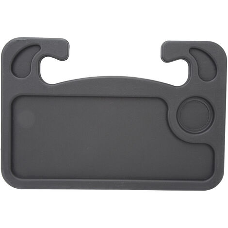 Table De Volant Voiture Double Face - Plateau Repas Portatif, Bureau Voiture Pour Manger, Travailler, Lecture (Noir)