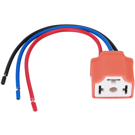 GARRYFIZH Connecteur femelle en céramique, connecteur H4 durable pour faisceau de câblage de phare de voiture (1/5)