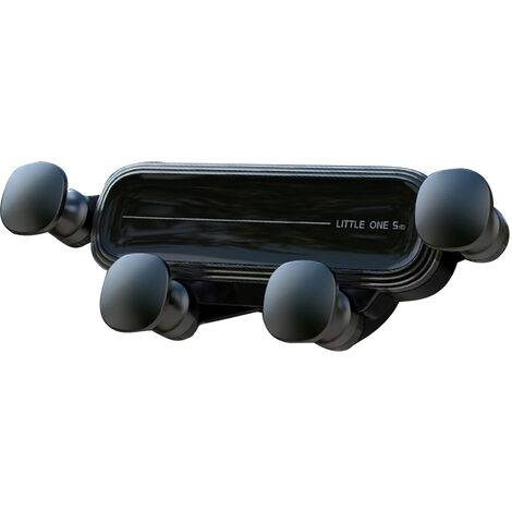 Jeffergarden Support de téléphone de voiture à gravité amélioré verrouillage automatique mains libres mini support de téléphone pour grille d'aération de voiture pour téléphone de 47 à 69 pouces gris (1/5)