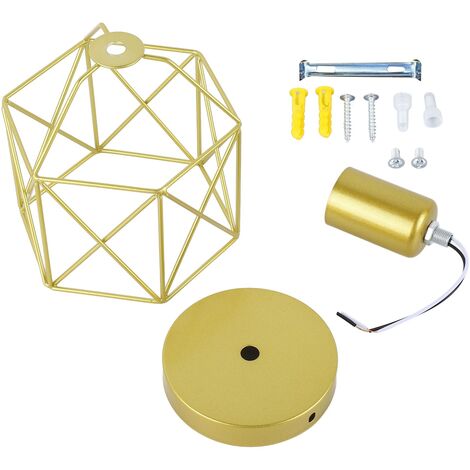 Abat-jour à Pince En Tissu Et Fer – Pour Ampoules E14 Bougie – Design élégant, Chambre, Bureau, Hôtel