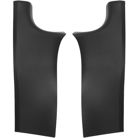 Jeffergarden Protections de seuil de porte arrière, 2 pièces, noires, élégantes, solides, robustes, plaque de protection de seuil de porte de remplacement pour Tesla modèle Y (1/5)