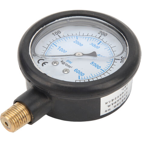 Testeur De Fuite D'eau PC à Double Baromètre, Jauge De Pression D'air Durable Pour Système De Refroidissement Par Eau Avec Surveillance Des Fuites Et Affichage Du Manomètre