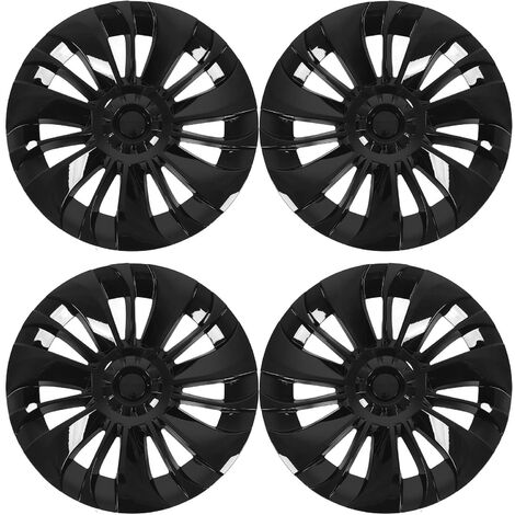 Enjoliveurs Moyeu Noir Brillant Pour JEEP Grand Cherokee 4x64mm - Neuf, Lot Complet