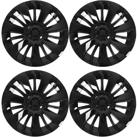 Cache-moyeu Volvo 64mm – Lot De 4 Enjoliveurs ABS Noir Avec Logo – Pour V40, V60, XC60, S60, XC90 Et Autres Modèles